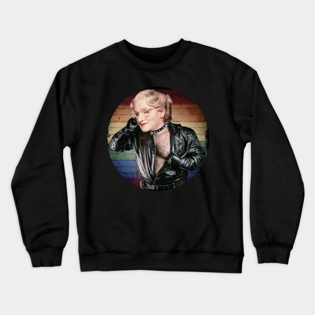 Mrs Doubtfire Crewneck Sweatshirt by Indecent Designs